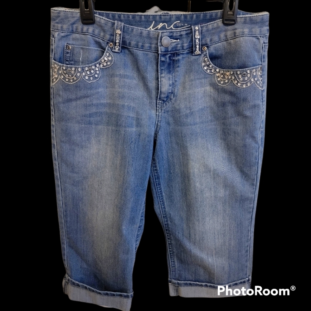 Denim capris by Inc